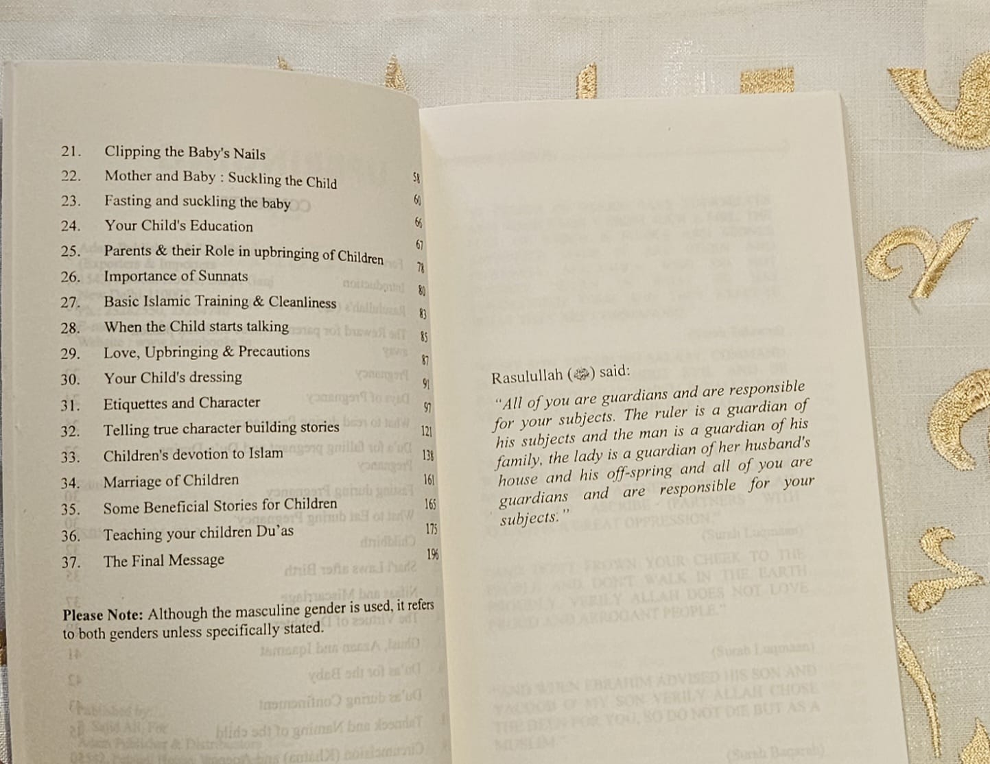 Upbringing of Children compiled by Moulana Moosa ibn Ahmed Olgar