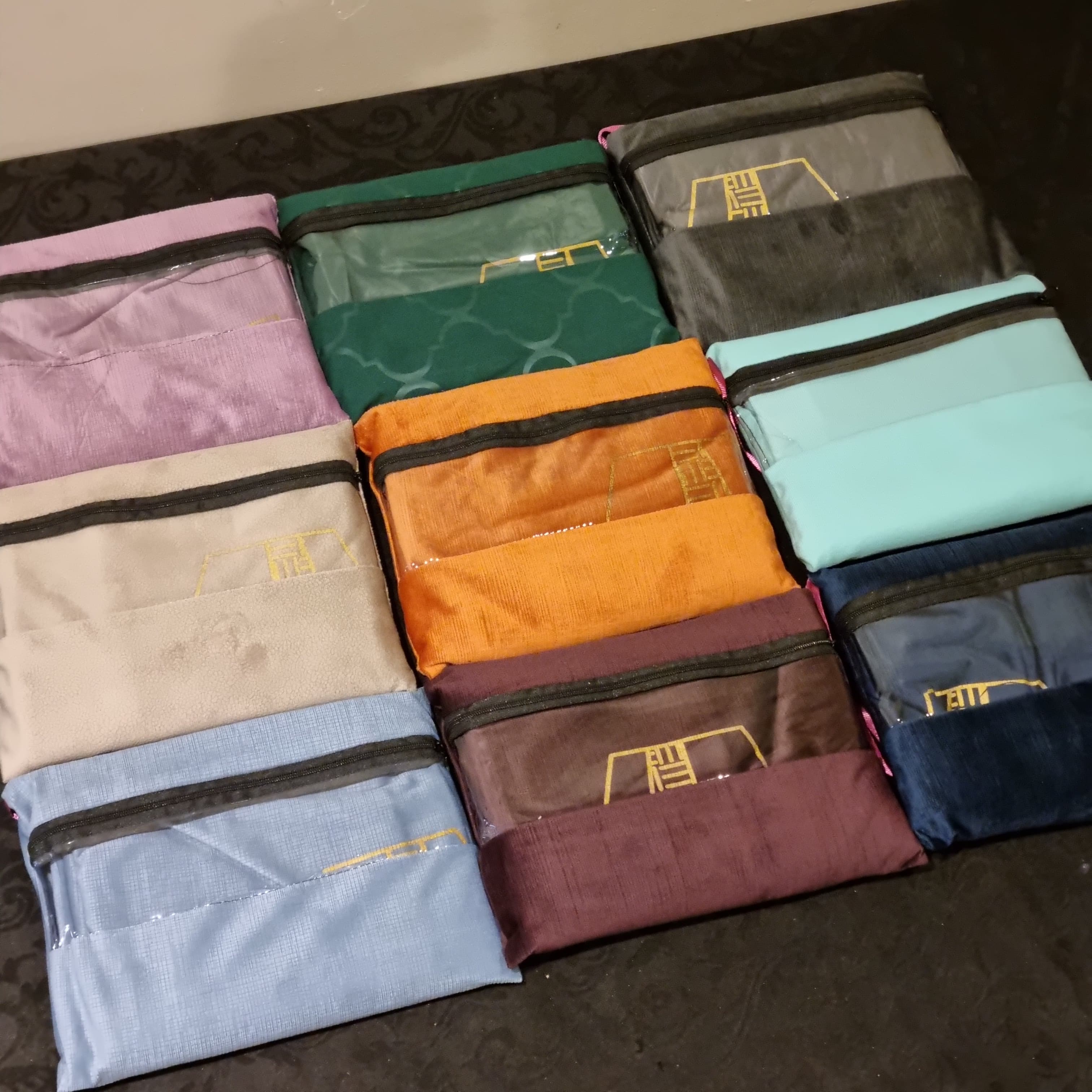 Travel Musallahs in Velvet Bag