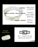 Elasticated Ihraam Belt with Adjustable Velcro Straps