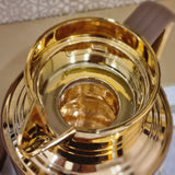 Noor Brown 1 liter vakuumfles met deksel (reliëf)