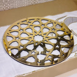Round Perspex Geometric Tray
