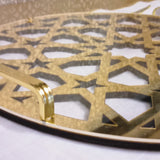 Round Perspex Geometric Tray