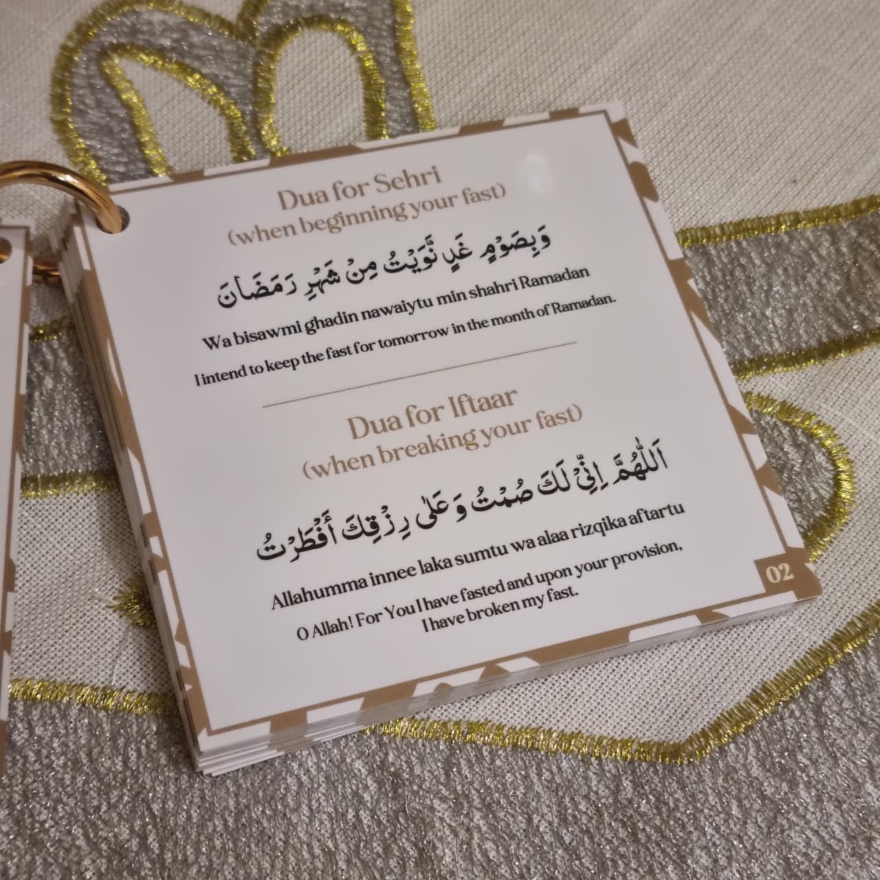 Ramadaan Mubarak Stikers 1's slegs Arabies (Deursigtig) 