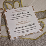 Ramadaan Mubarak Stikers 1's slegs Arabies (Deursigtig) 