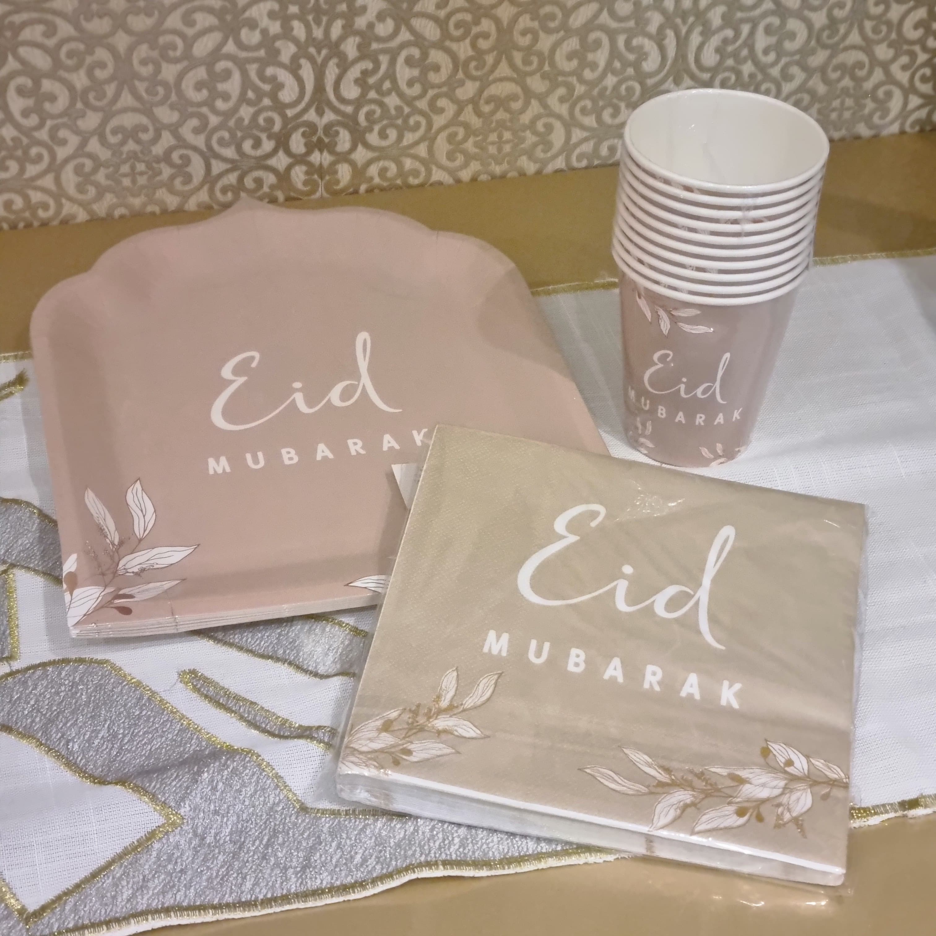 Eid Mubarak Goue Perspex-plakkers (pak 5 stuks)