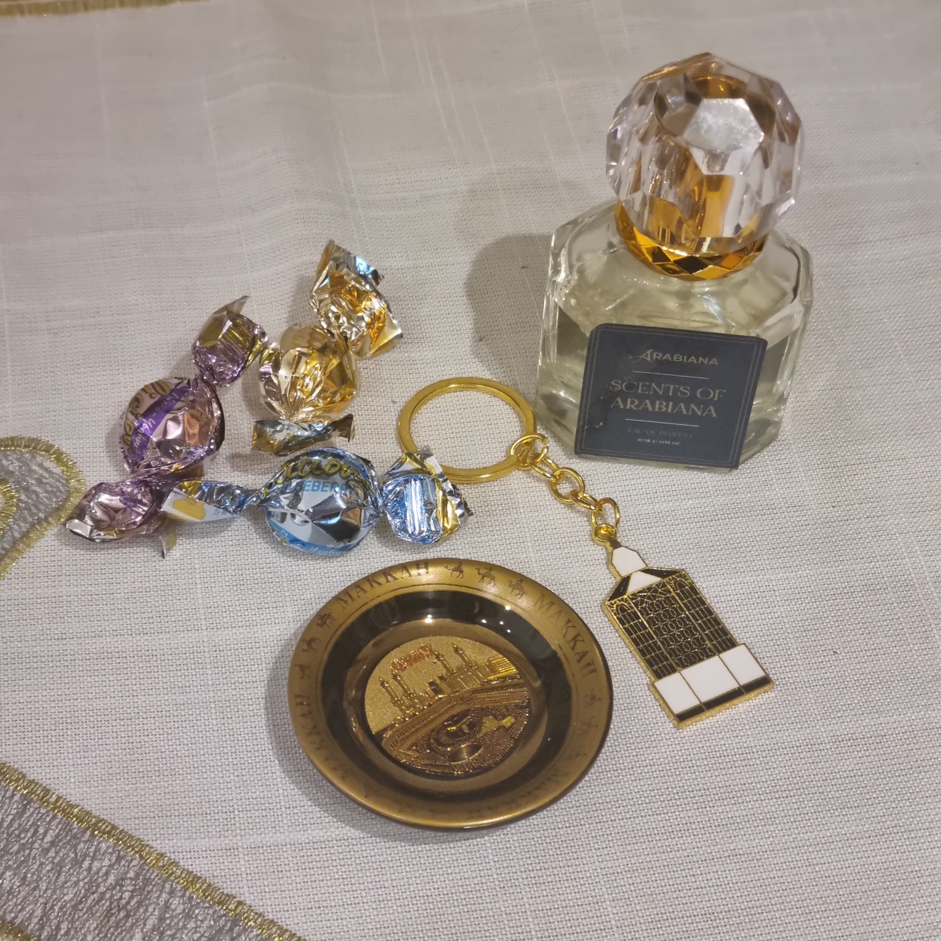 Eid Gift Set 13 - Perfume, Magnet & Keyring Set