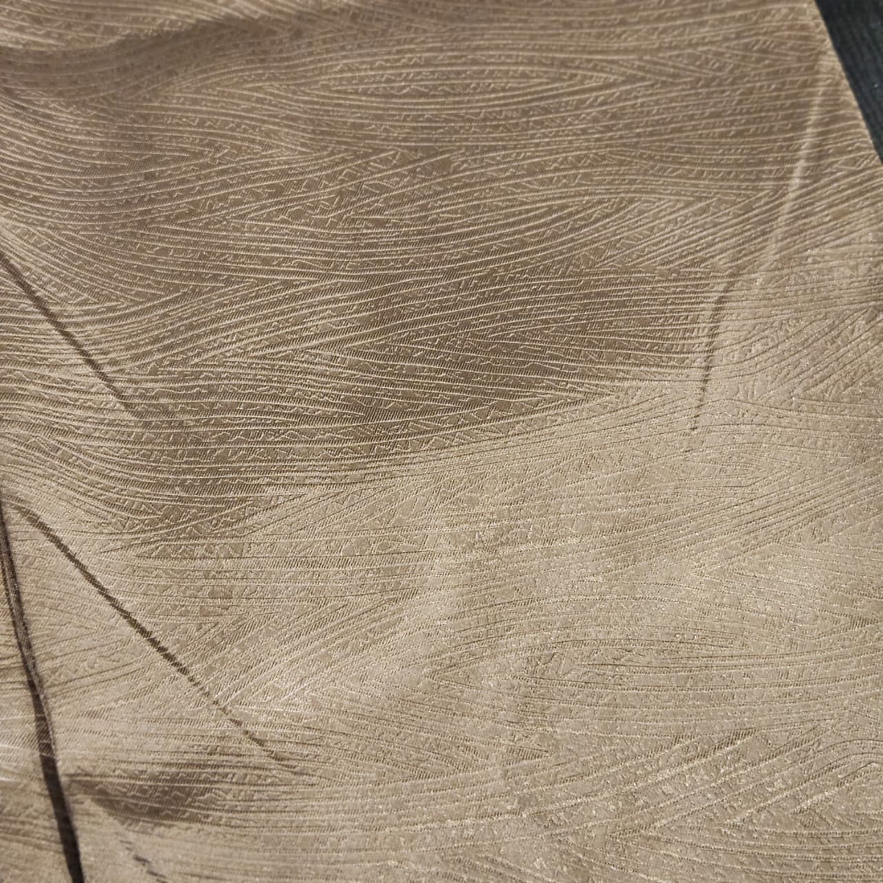 Bronze Krinkle Luxury Tablecloth