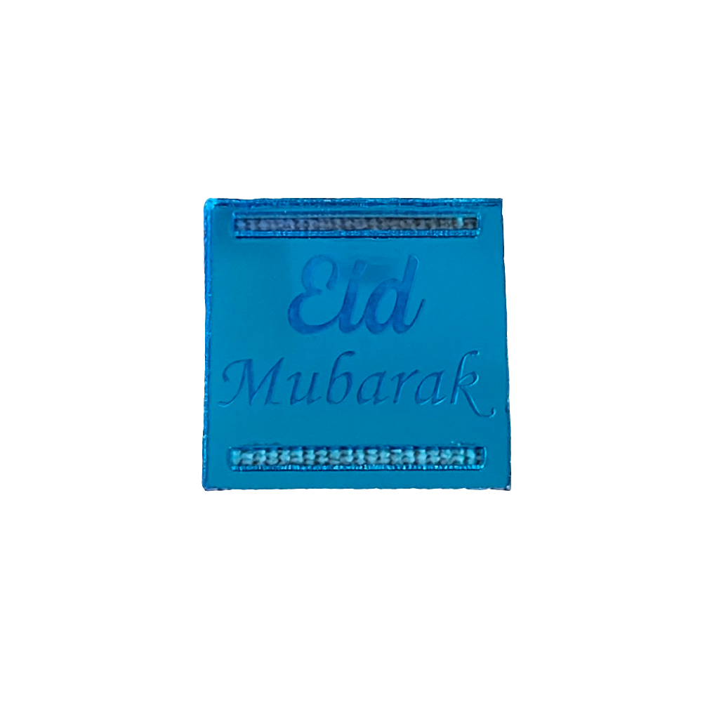 Eid Mubarak Perspex Ribbon Tags