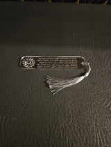 Acrylic Ayatul Kursi Bookmark – Arabic Engraved Mirror Bookmark for Qur’an & Books