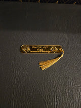 Acrylic- Rabbi Zidni Ilma Bookmark – Arabic & English Engraved Mirror Bookmark for Books & Qur’an
