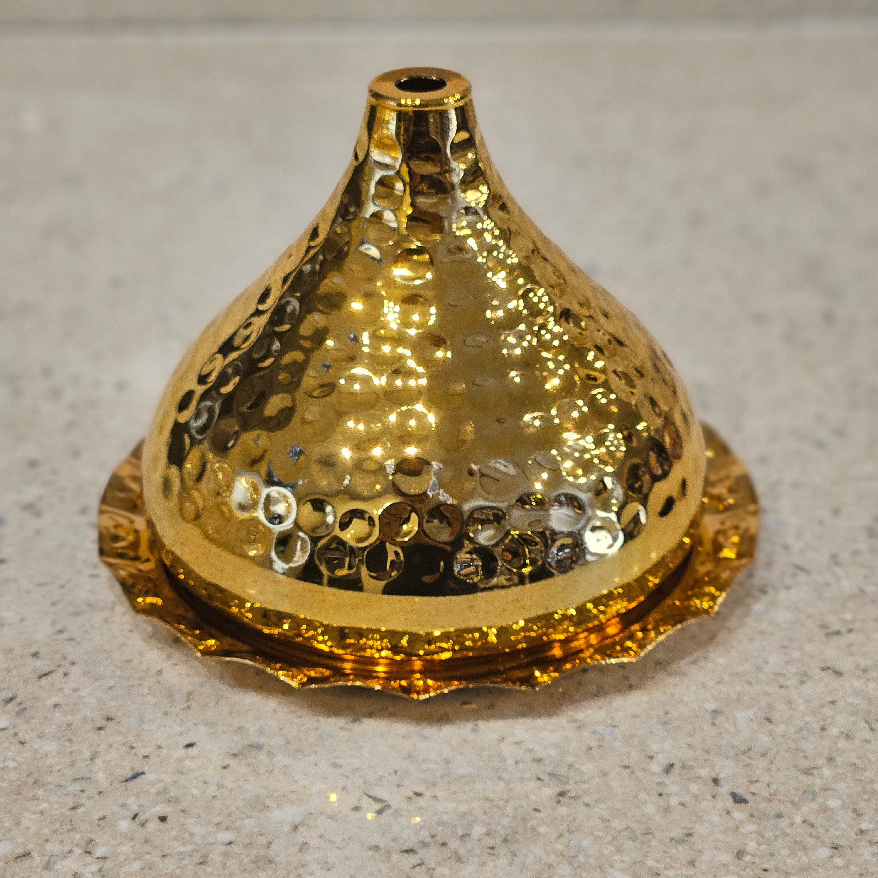 Gold Fancy Base + Dome Lid