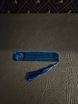 Acrylic Ayatul Kursi Bookmark – Arabic Engraved Mirror Bookmark for Qur’an & Books