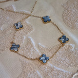 Eid Gift Set 12 - Clover Jewellery Set (Necklace & Bracelet)