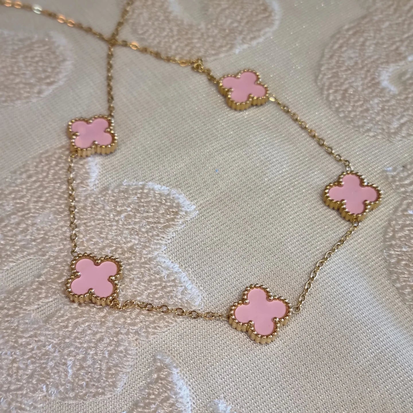Eid Gift Set 12 - Clover Jewellery Set (Necklace & Bracelet)