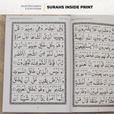 Swart &amp; Goud Geselekteerde Surahs &amp; Duas Kitaab 