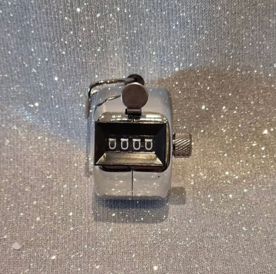 Tally Counter Metal - Silver