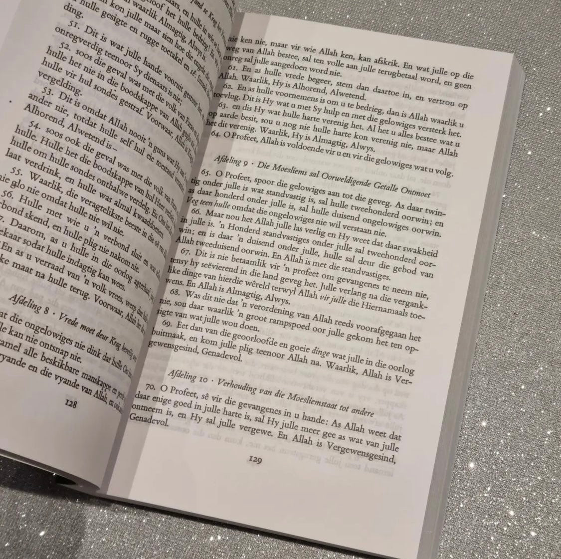 The Holy Quraan Translated in Afrikaans