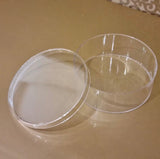 Ronde gevormde plastiekhouer