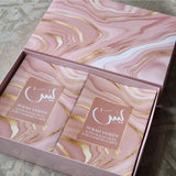 Pink Marble Single Para Quran &amp; 41 Yaseens Stel A5