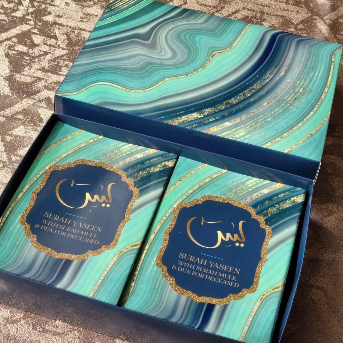 Shades of Blue Single Para Quran & 41 Yaseens Set A5