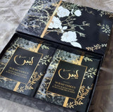 Swart &amp; Goud Enkel Para Koran &amp; 41 Yaseens Stel A5