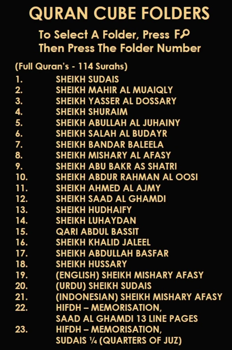 Quran Cube LedX - Quran Isikhulumi 