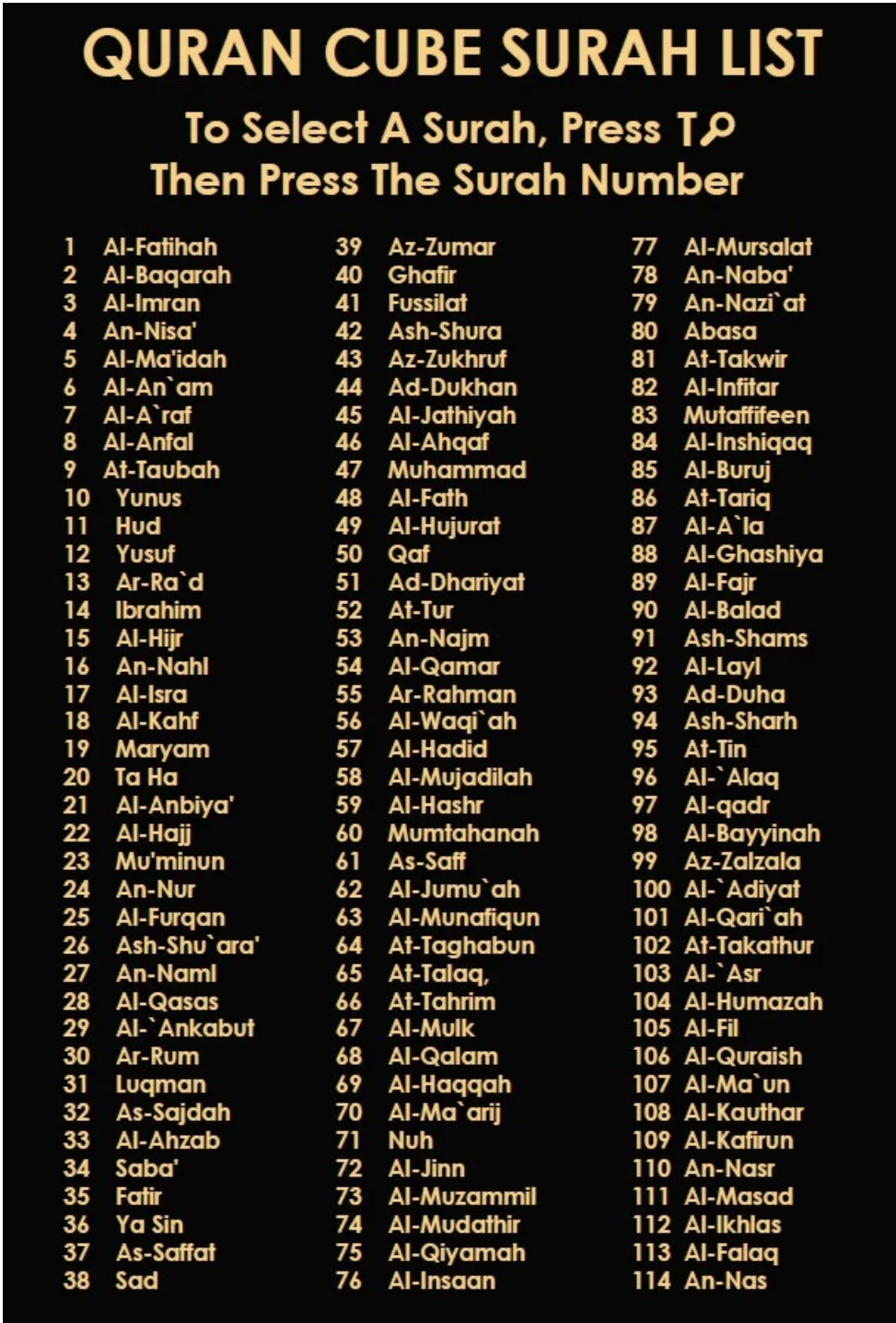 Quran Cube LedX - Quran Isikhulumi 
