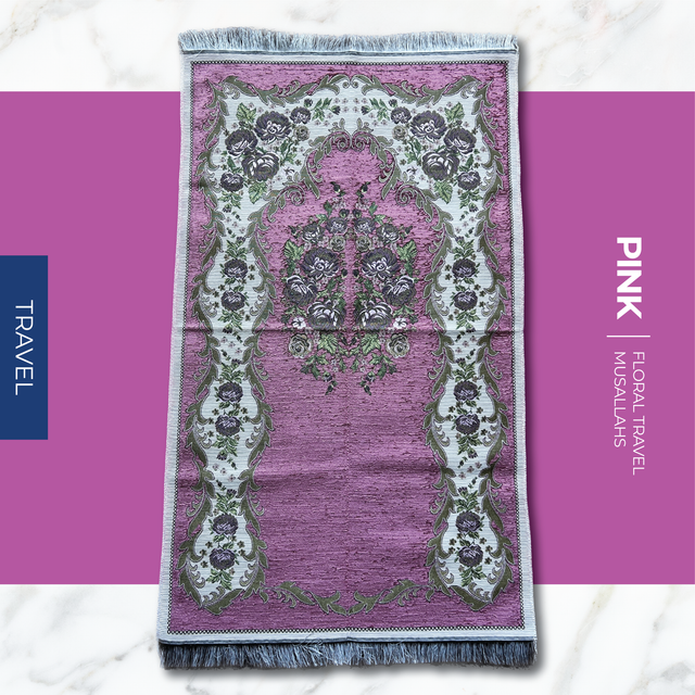 Floral Thick Travel Musallahs (4 Colours) – Arabiana