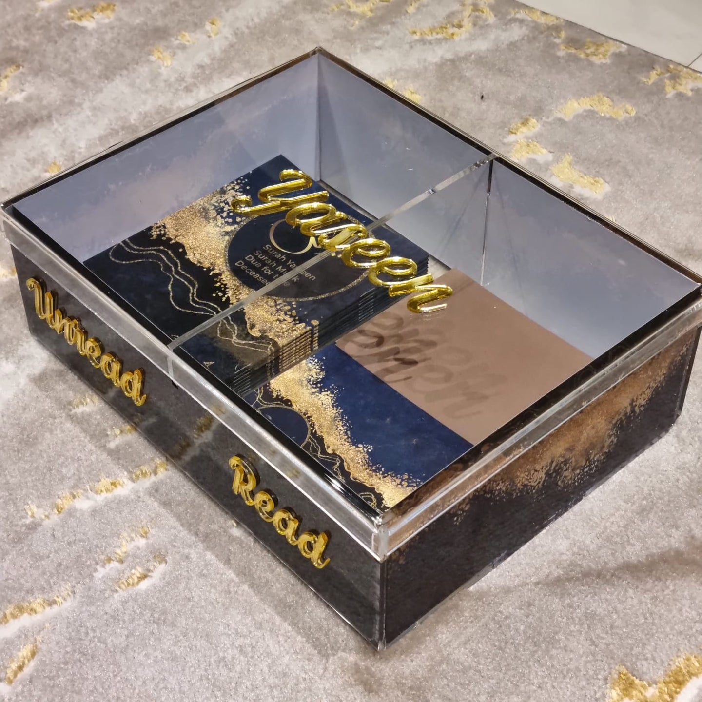Combo Perspex Boxes A4 (for A5 Quraans or Yaseens Set - 17 Designs ...